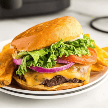 Frozen Burgers In Air Fryer -