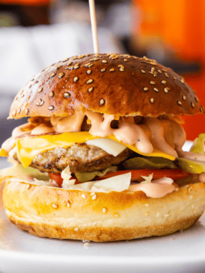 air-fryer-reheat-burger