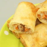 Air Fryer Salmon Spring Rolls