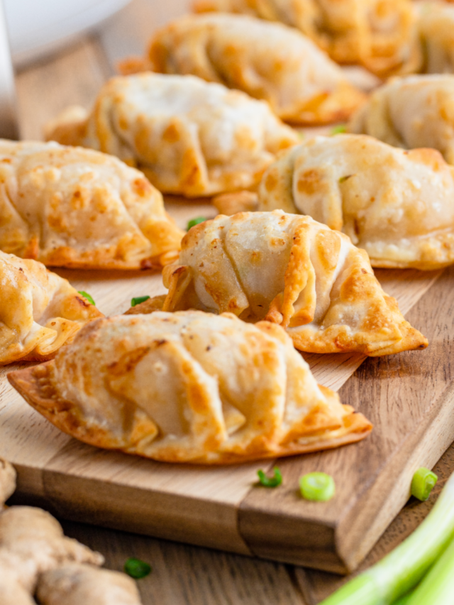 Air Fryer Ginger Pork Dumplings