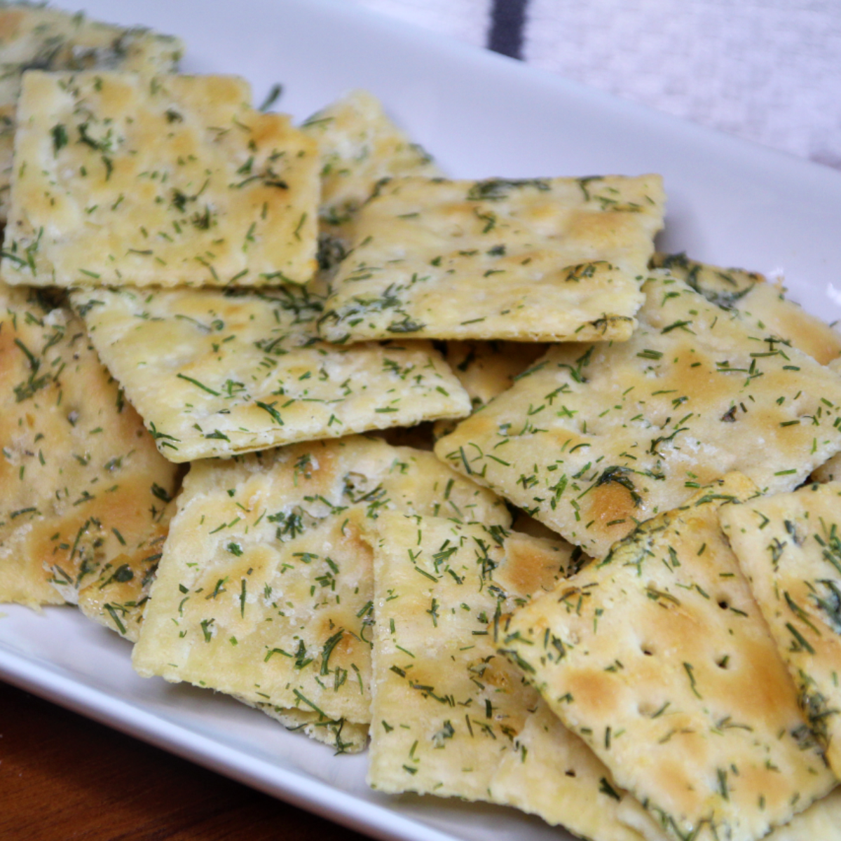 Air-fried Dill Pickle Saltine