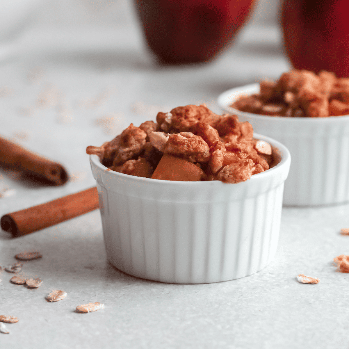 Air Fryer Apple Crisp for Two