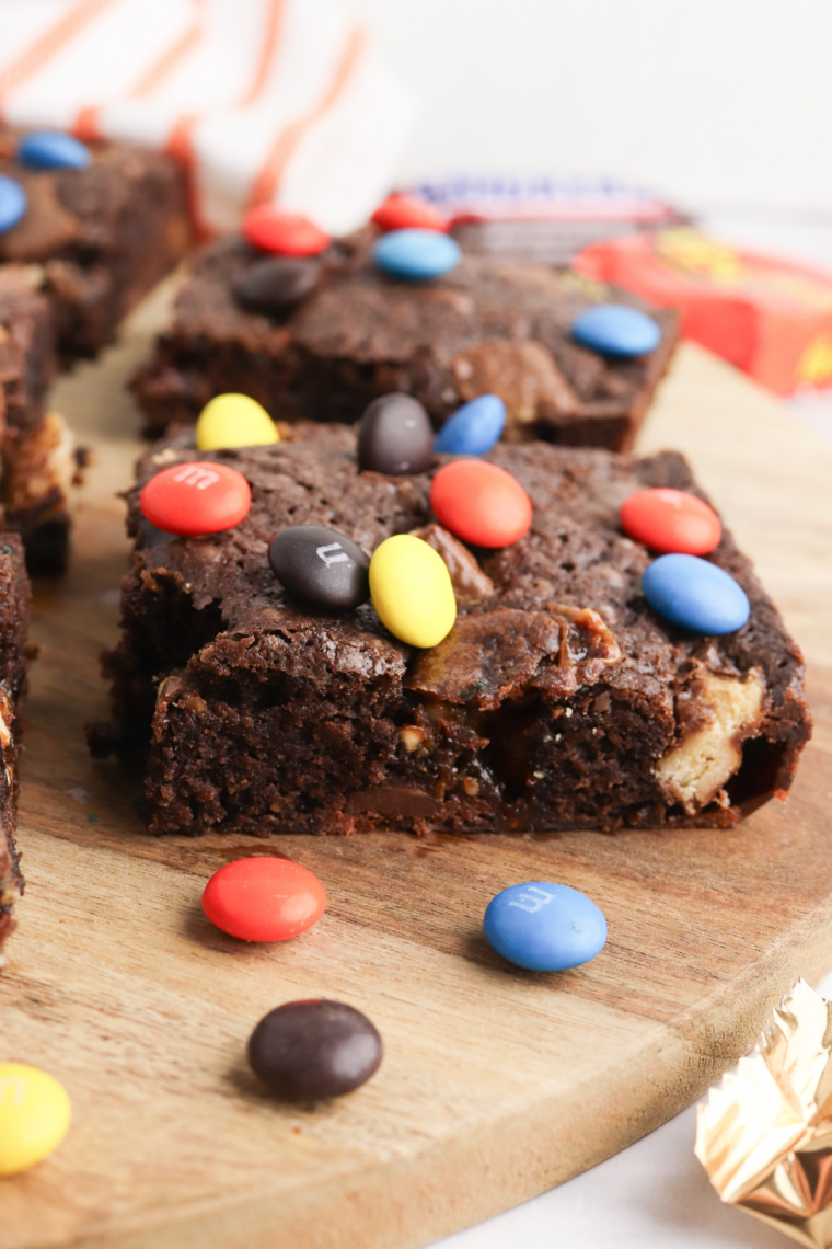 Air Fryer Candy Brownies