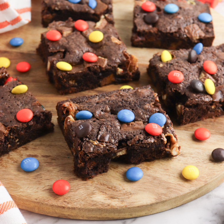 Air Fryer Candy Brownies  