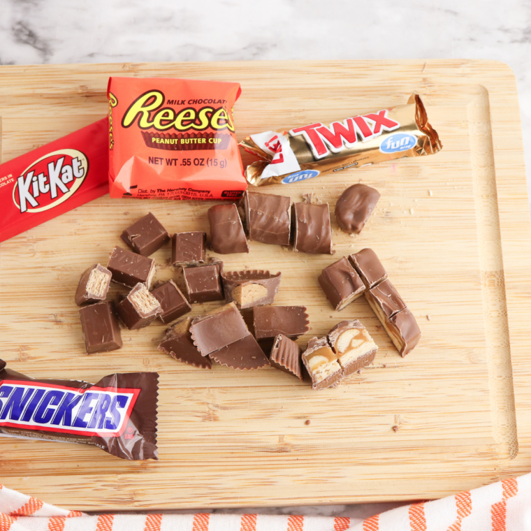 Air Fryer Candy Brownies