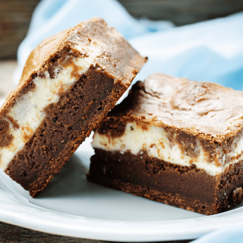 Air Fryer Cream Cheese Brownies - Fork To Spoon