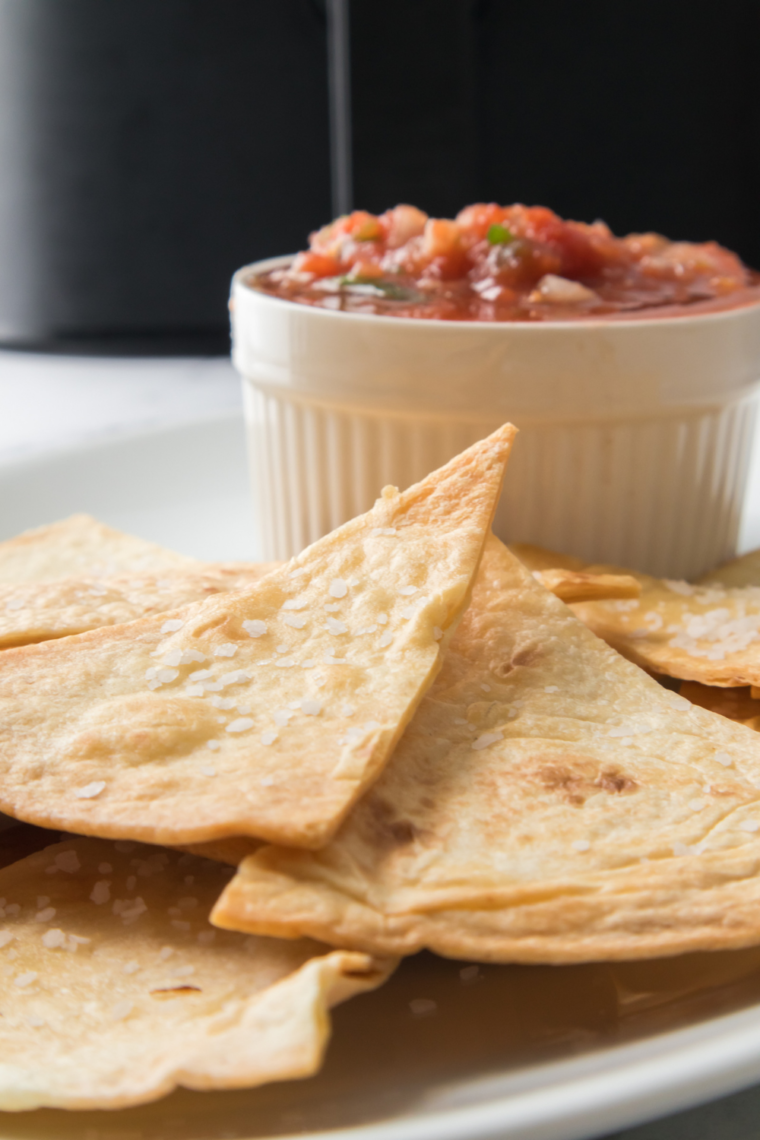 Air Fryer Low-Carb Tortilla Chips
