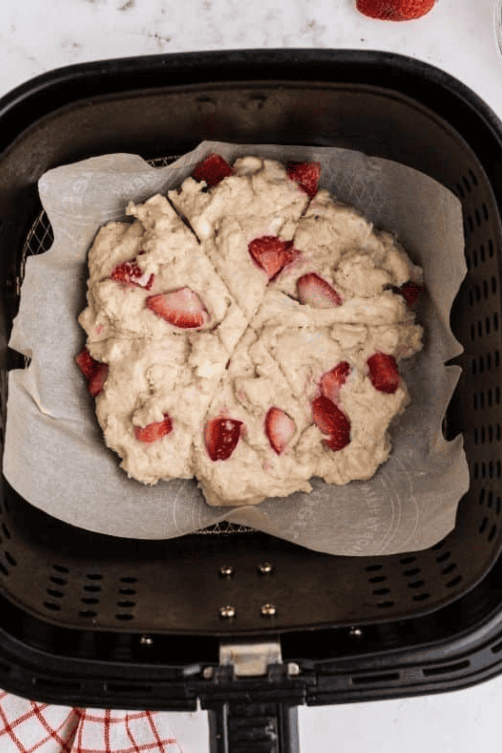 Air Fryer Strawberry Scones