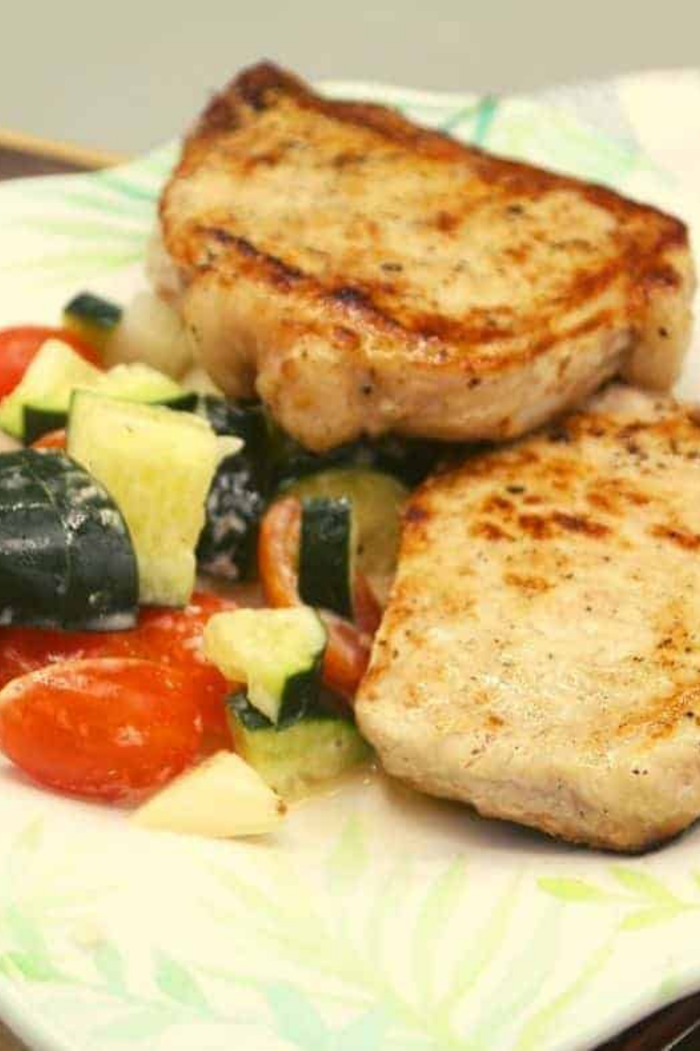 blackstone pork chops