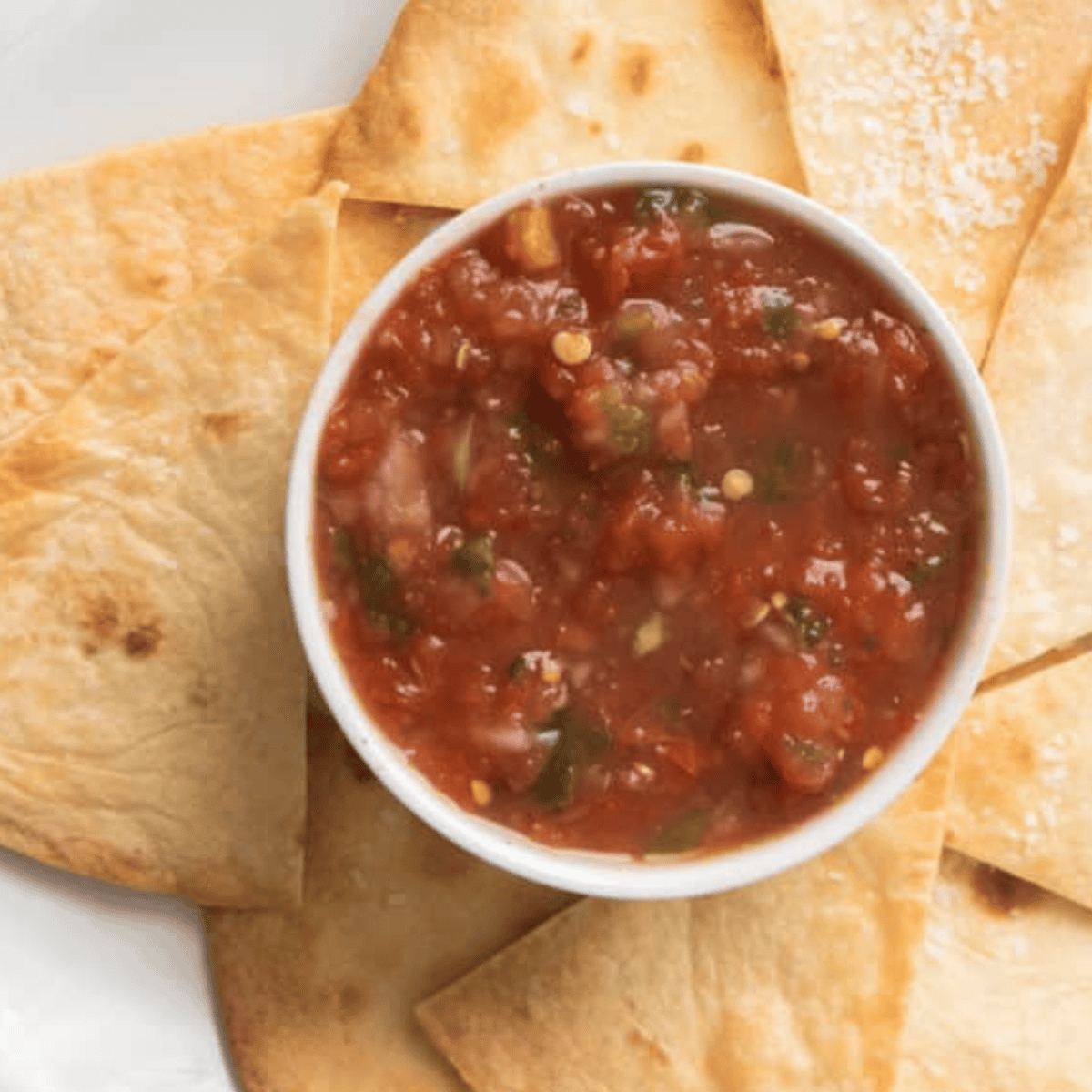 Air Fryer Low-Carb Tortilla Chips