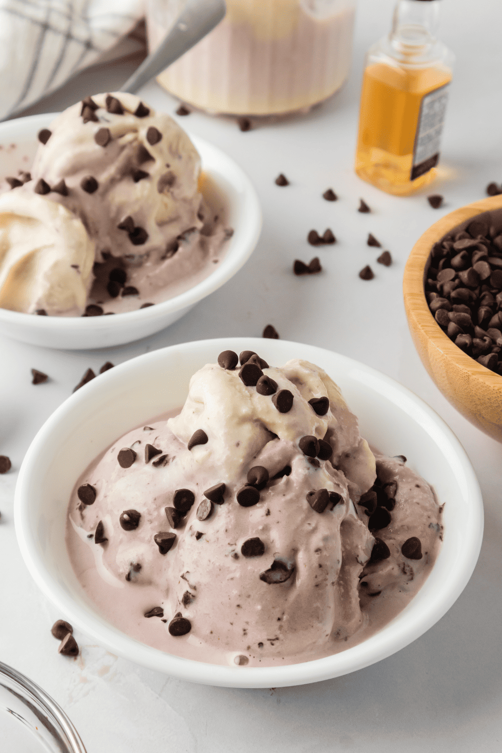 Ninja Creami Boozy Cherry Garcia Ice Cream