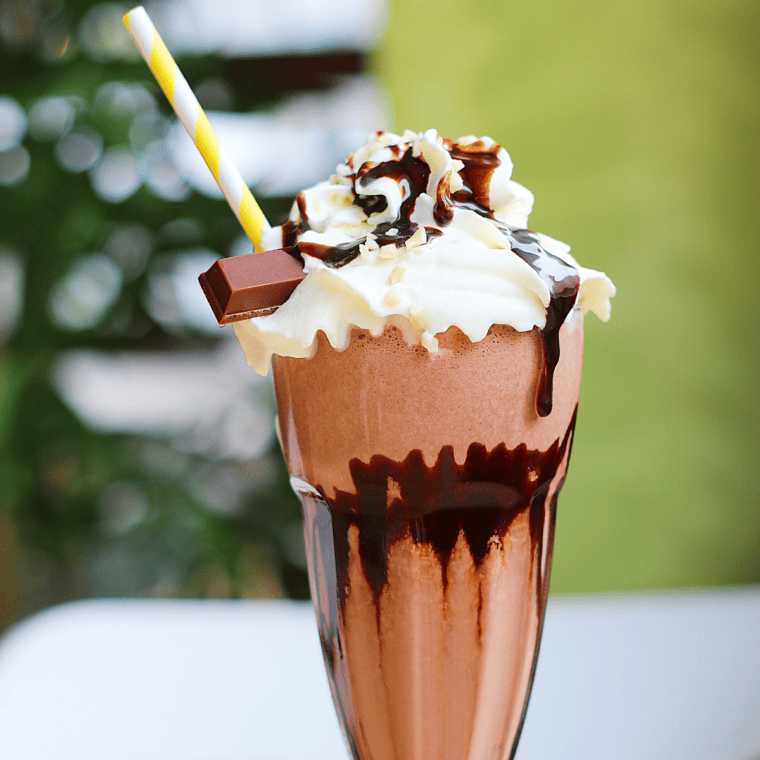 Ninja Creami Chocolate Banana Milkshake