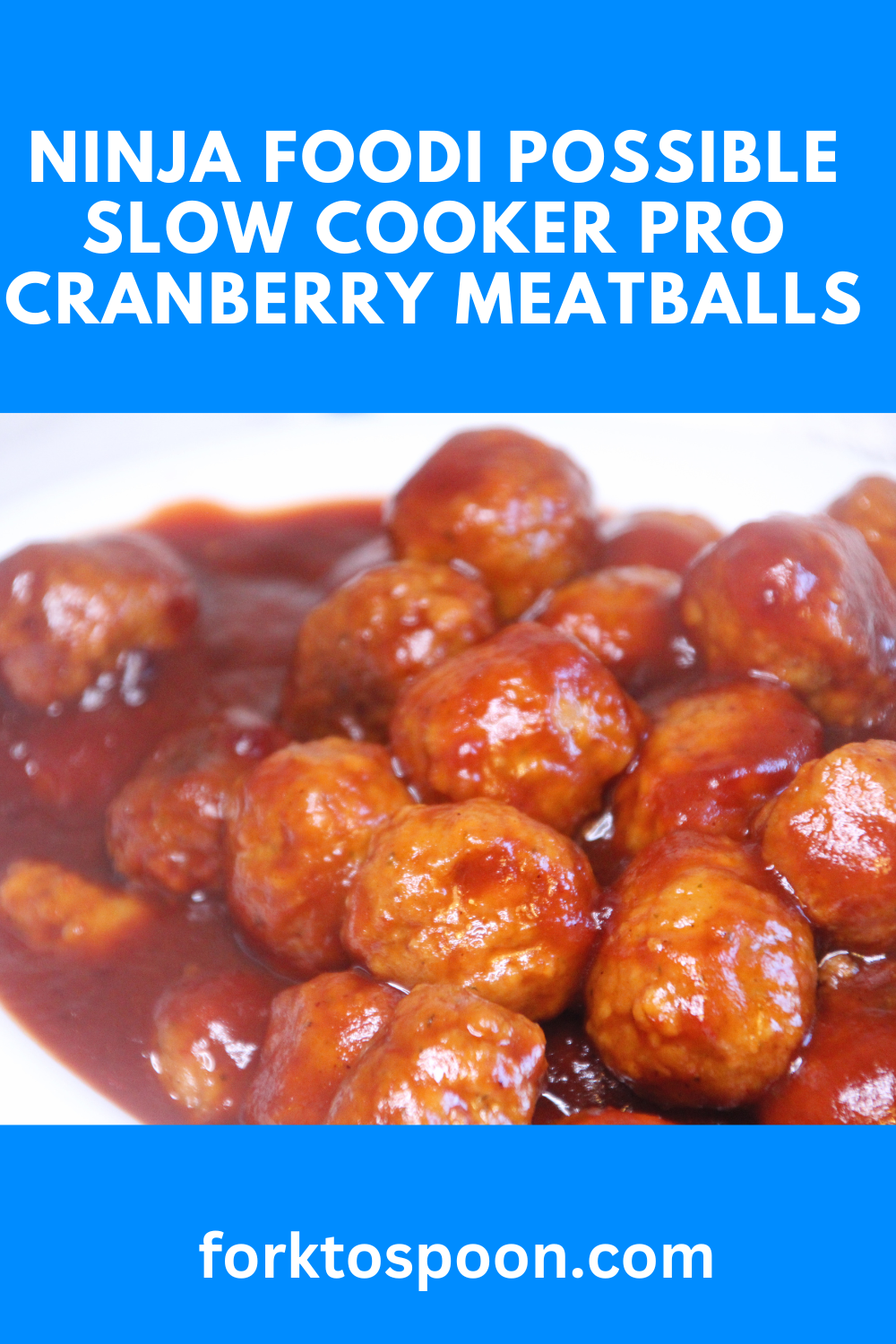 ninja foodi possible slow cooker pro cranberry meatballs