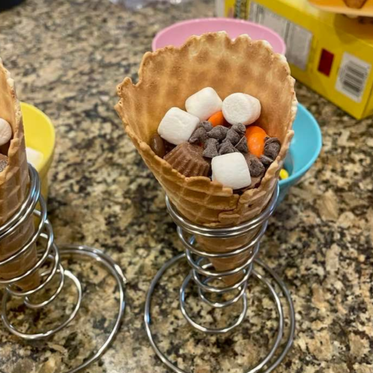 Air Fryer Reese's Campfire Cones