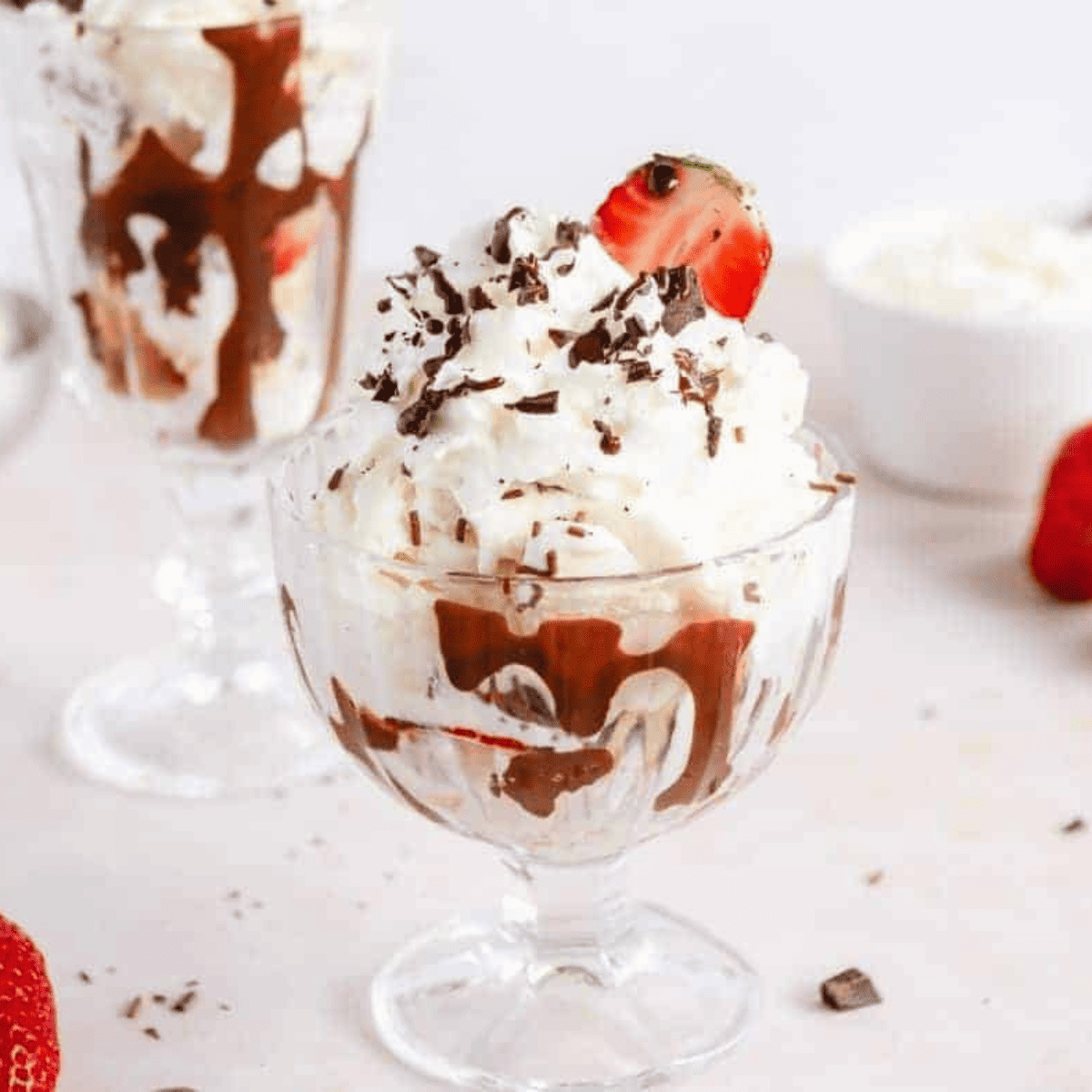 Air Fryer Blondie Brownie Cheesecake Sundae