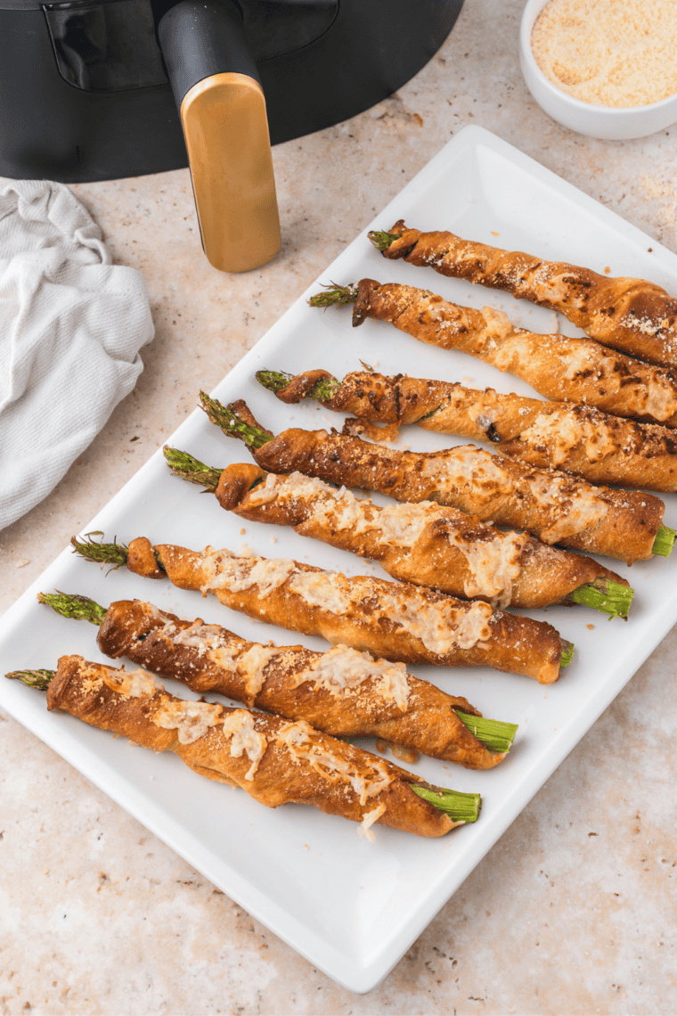 air fryer asparagus crescent rolls