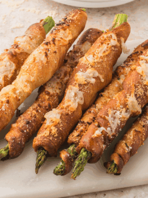 Easy Air Fryer Asparagus Crescent Rolls