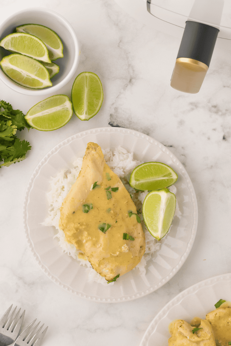 Air Fryer Coconut Lime Chicken