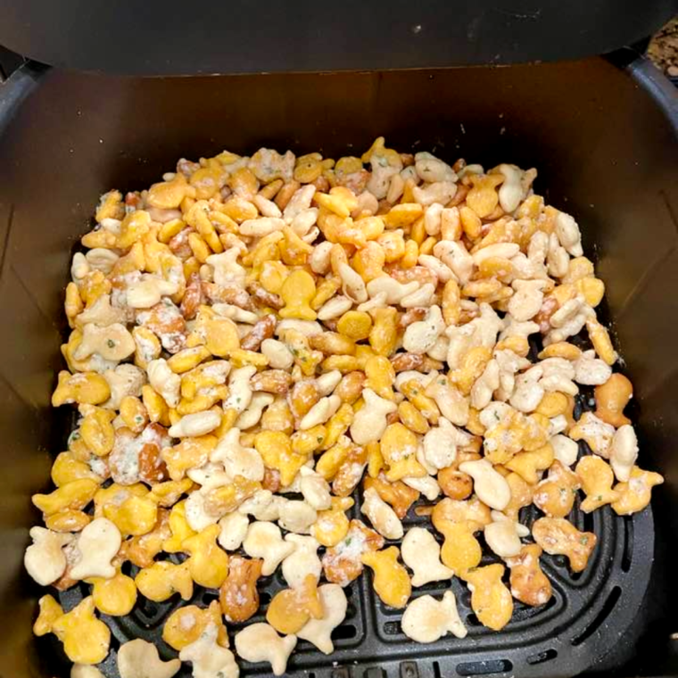 Air Fryer Ranch Goldfish Snack Mix
