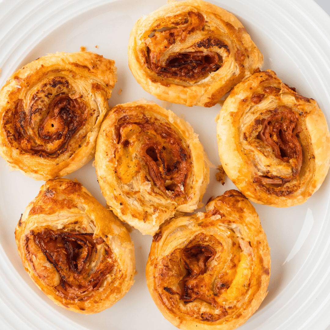 Air Fryer Ranch Ham and Cheese Pinwheels - Fork To Spoon