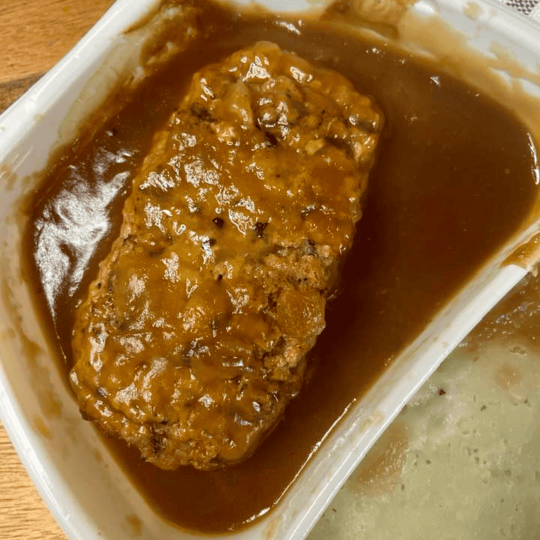 Air Fryer Stouffer’s Frozen Meatloaf - Fork To Spoon