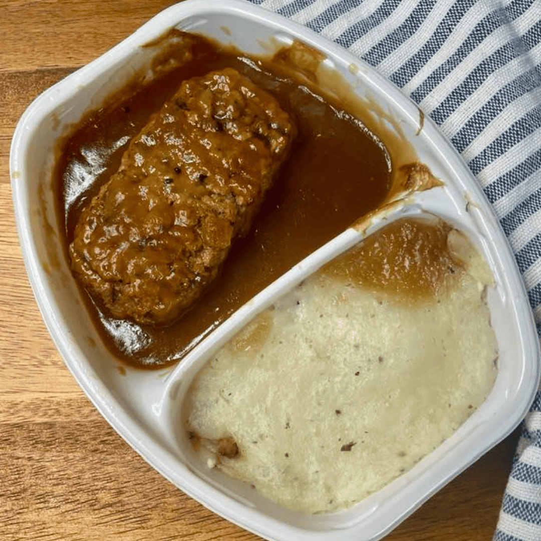 Air Fryer Stouffer’s Frozen Meatloaf