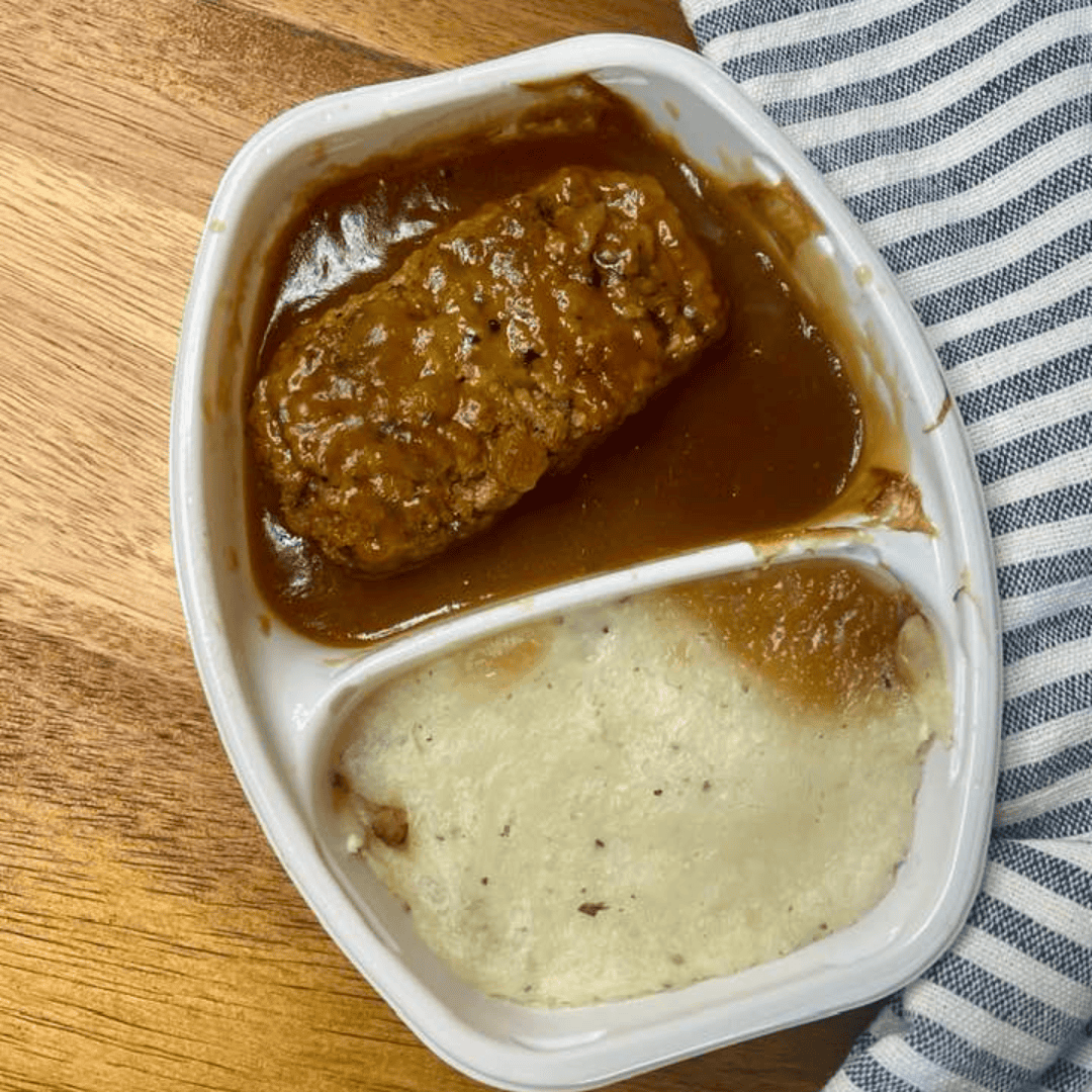 Air Fryer Stouffer’s Frozen Meatloaf