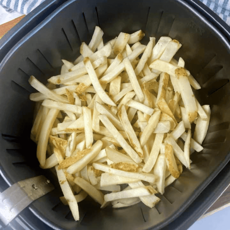 Air Fryer Trader Joe's Frozen French Fries Fork To Spoon