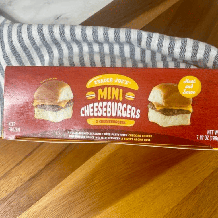 Air Fryer Trader Joe's Frozen Mini Cheeseburgers