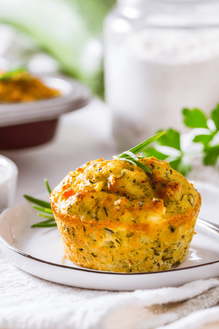 Air Fryer Zucchini Muffins - Fork To Spoon