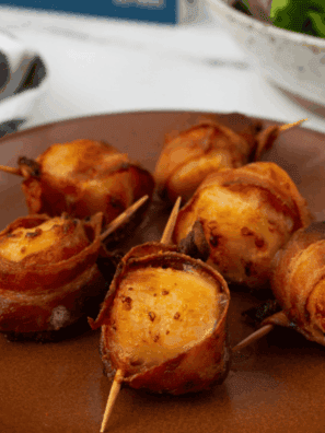 Frozen Bacon Wrapped Scallops In Air Fryer