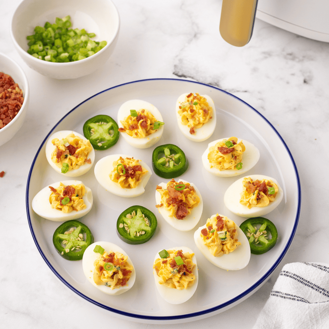 Jalapeno Deviled Eggs