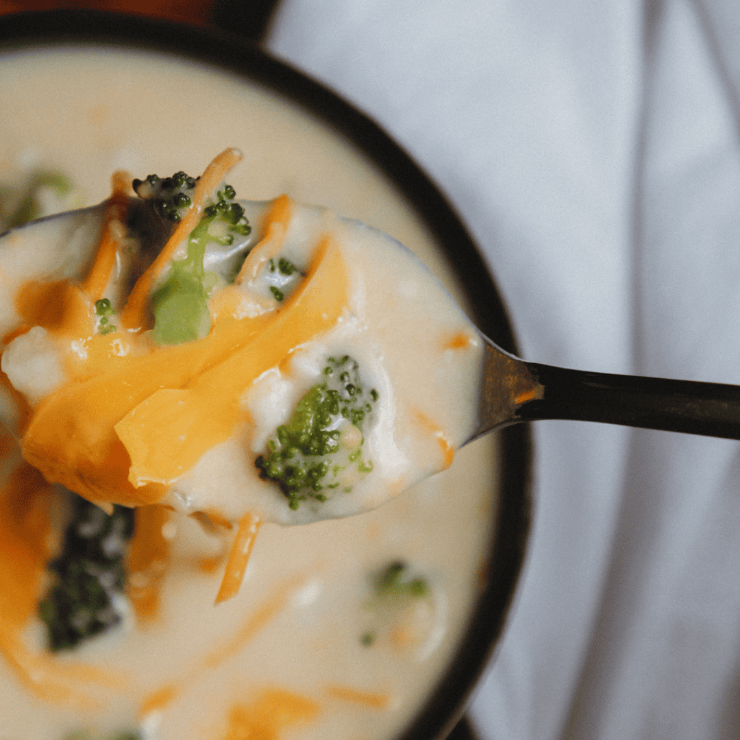 ninja foodi broccoli cheddar soup