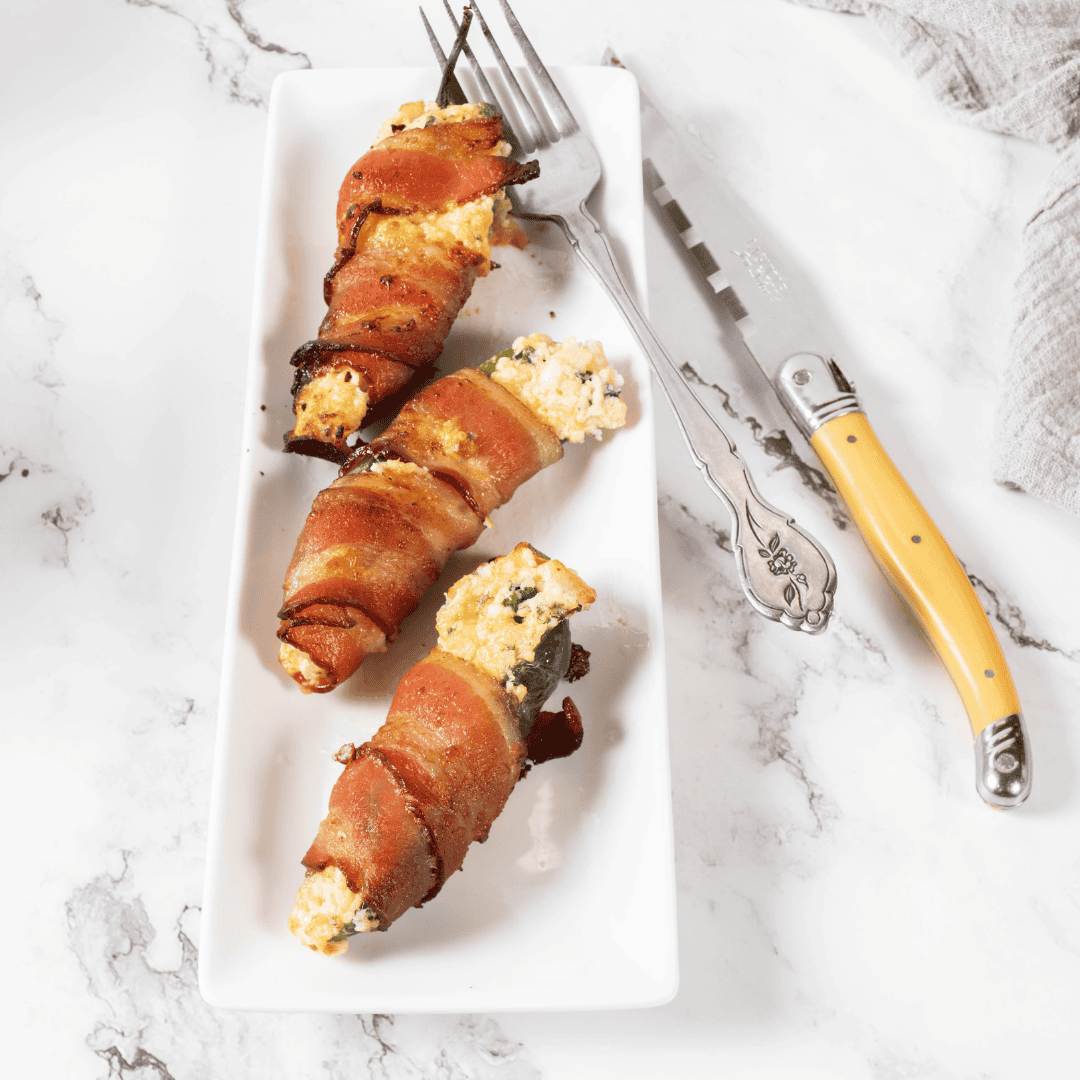 Ninja Foodi Grill BaconWrapped Jalapeno Poppers Fork To Spoon