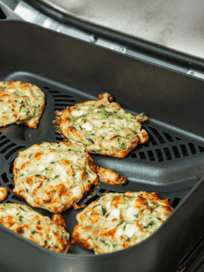 Ninja Foodi Woodfire Zucchini Fritters