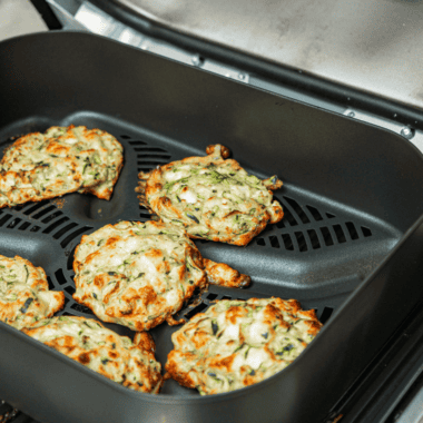 Ninja Foodi Woodfire Zucchini Fritters