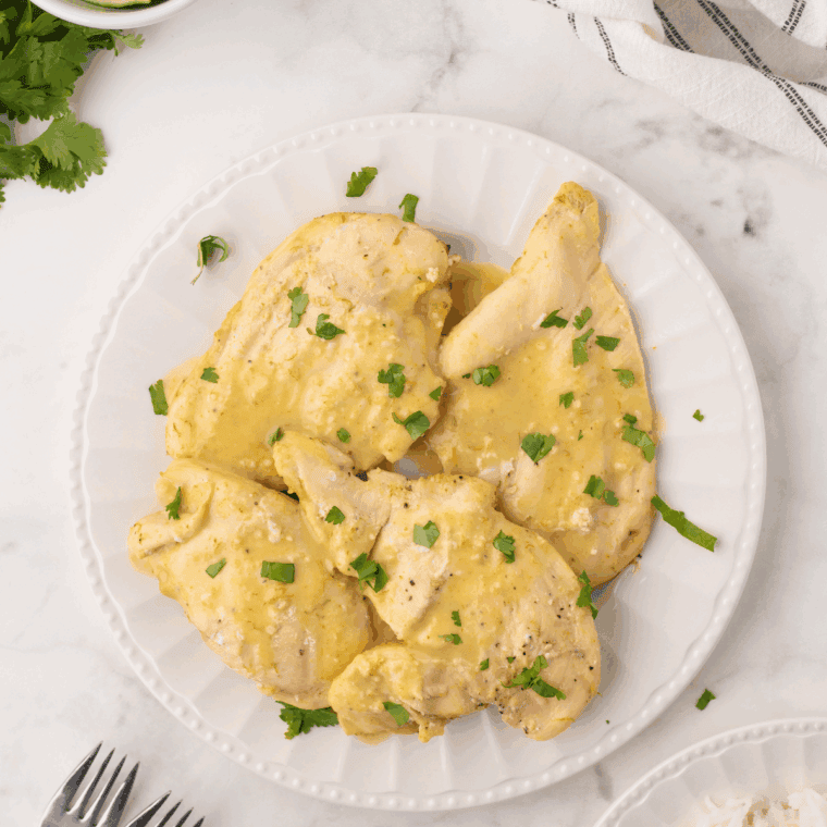 Homemade Thai Coconut Lime Chicken inspired by Cheesecake Factory with tender chicken in creamy coconut lime sauce.