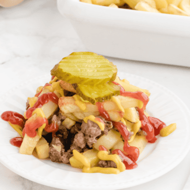 Air-Fryer-Cheeseburger-French-Fry-Casserole-