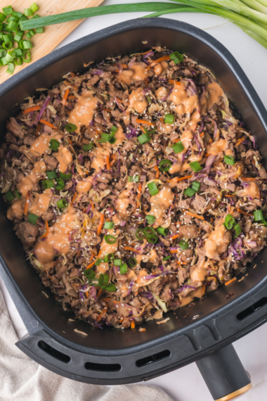 Air Fryer Egg Roll In A Bowl