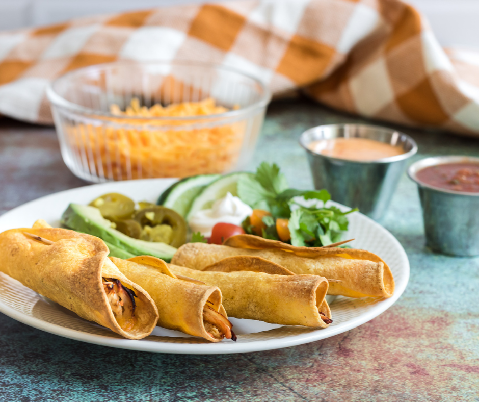 Air Fryer Pork Taquitos Fork To Spoon