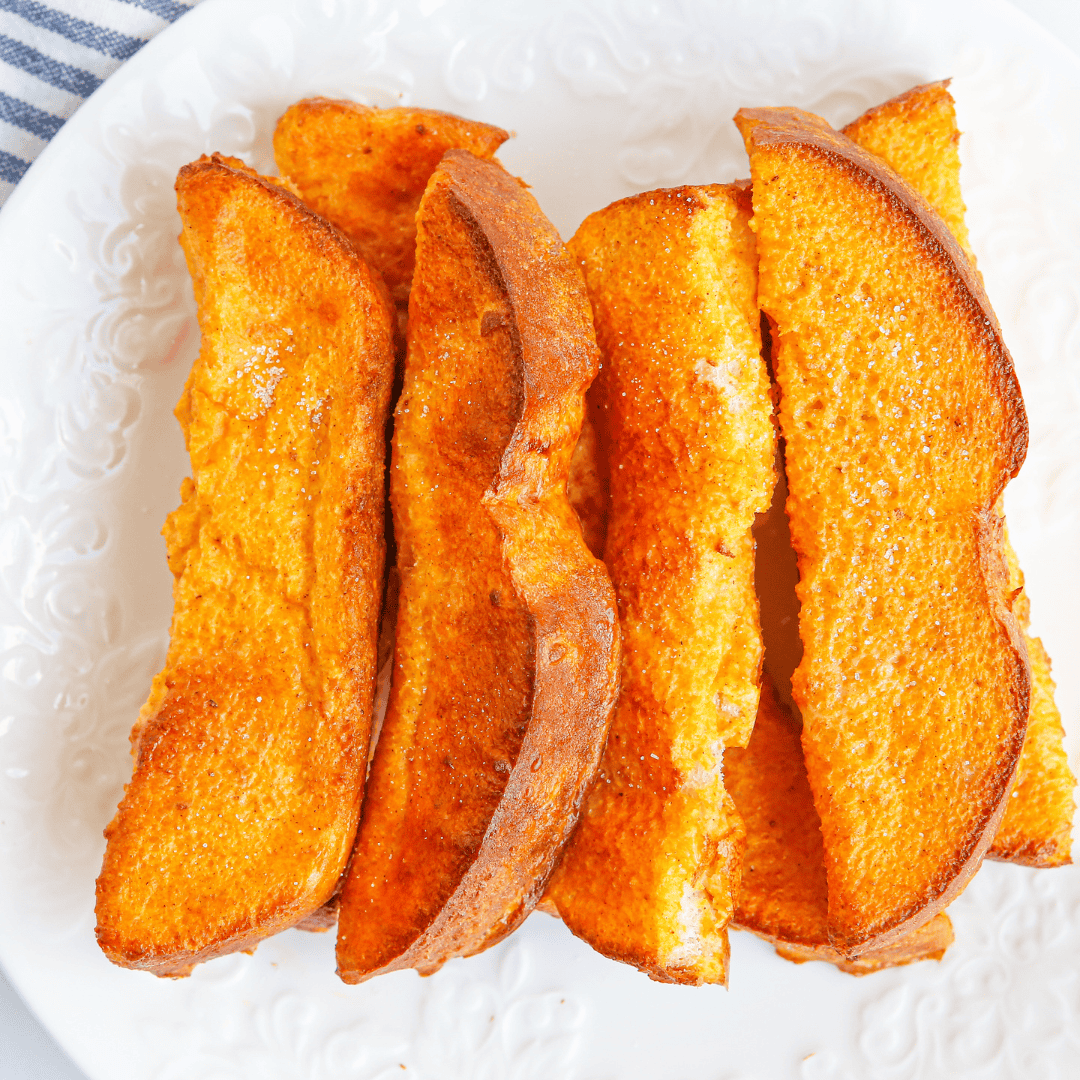 air fryer pumpkin french toast