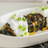 Easy Air Fryer Hasselback Zucchini