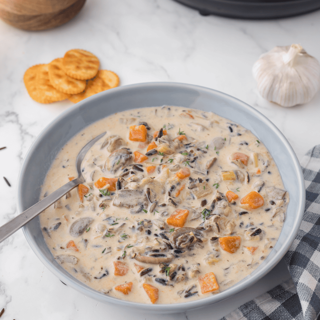 Instant Pot Wild Rice Soup