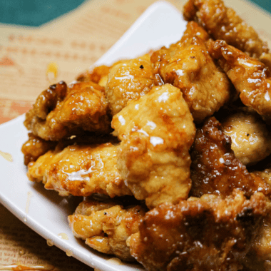 Ninja Foodi Honey Garlic Chicken Bites