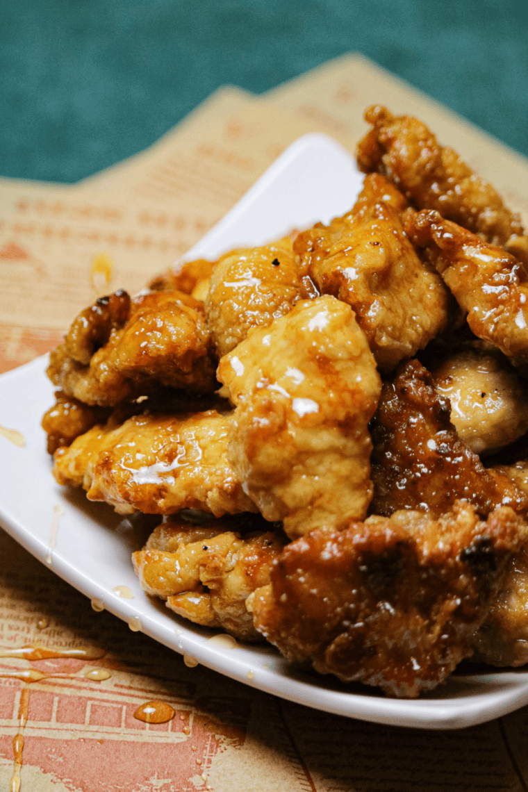 Ninja Foodi Honey Garlic Chicken Bites