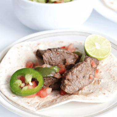 Ninja Foodi Grill Steak Fajitas