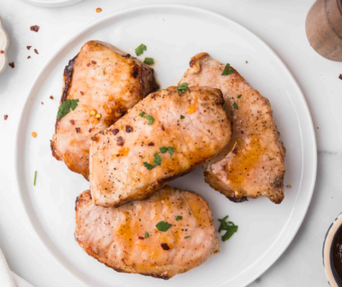 Air-Fryer-Apricot-Glazed-Pork-Chops