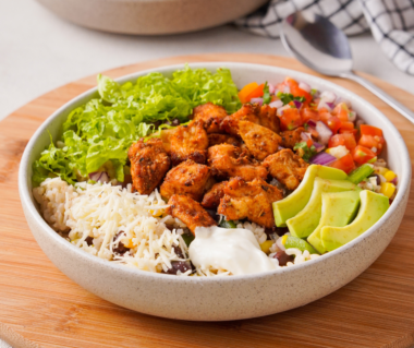 Air Fryer Weight Watcher Chicken Burrito Bowls