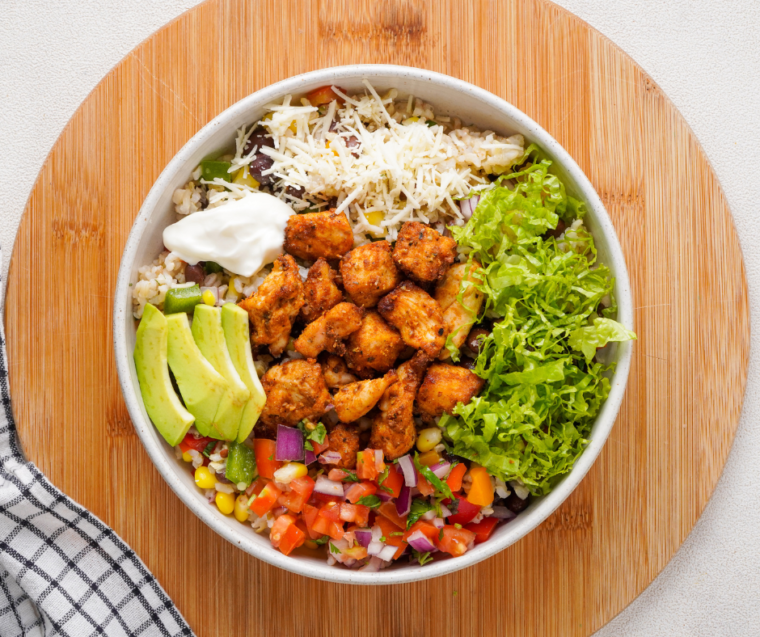 Air Fryer Weight Watcher Chicken Burrito Bowls