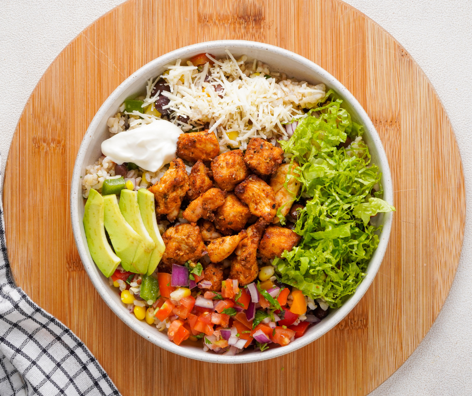 Air-Fryer-Weight-Watcher-Chicken-Burrito-Bowls-9